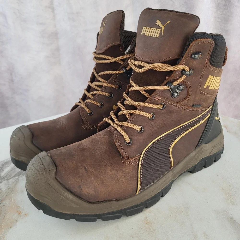 Puma Safety Conquest CTX High Waterproof Boots Men's Size 12 Composite Toe